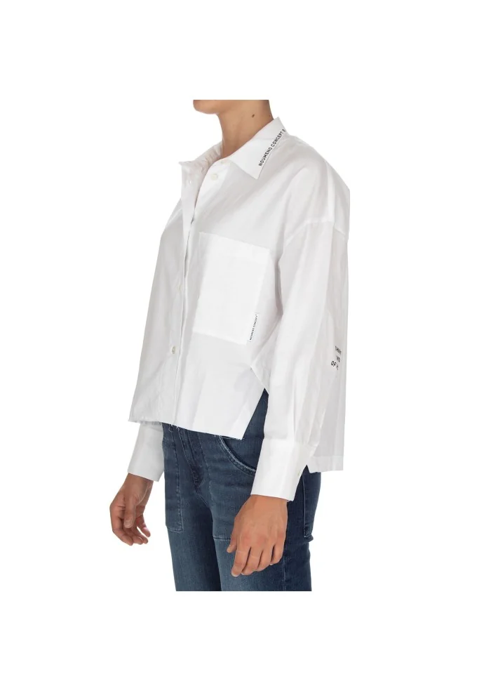 NOUMENO CONCEPT | CAMICIA ASIMMETRICA BIANCO Negozio