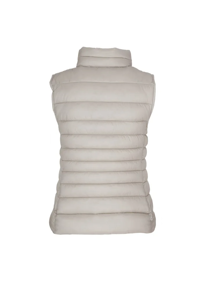 SAVE THE DUCK | GILET PIUMINO IRIS19 LYNN BEIGE In Saldo