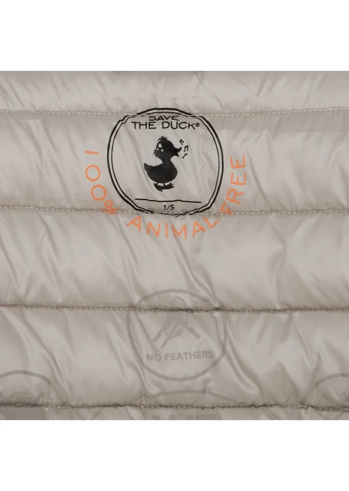 SAVE THE DUCK | GILET PIUMINO IRIS19 LYNN BEIGE In Saldo