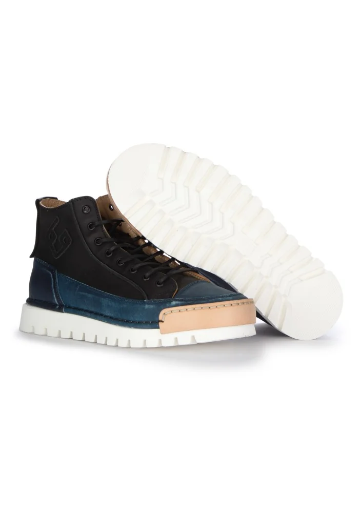 BNG REAL SHOES | SNEAKERS ALTE LA NIGHT BLU NERO Italy