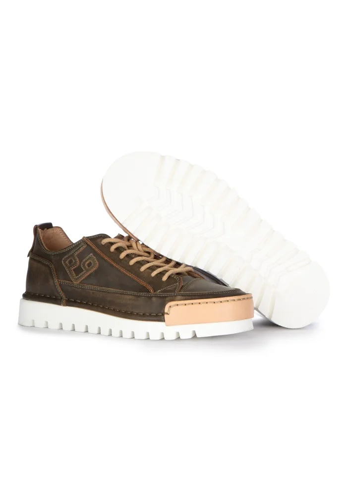 BNG REAL SHOES | SNEAKERS LA MILITARE NOCE MARRONE Italia