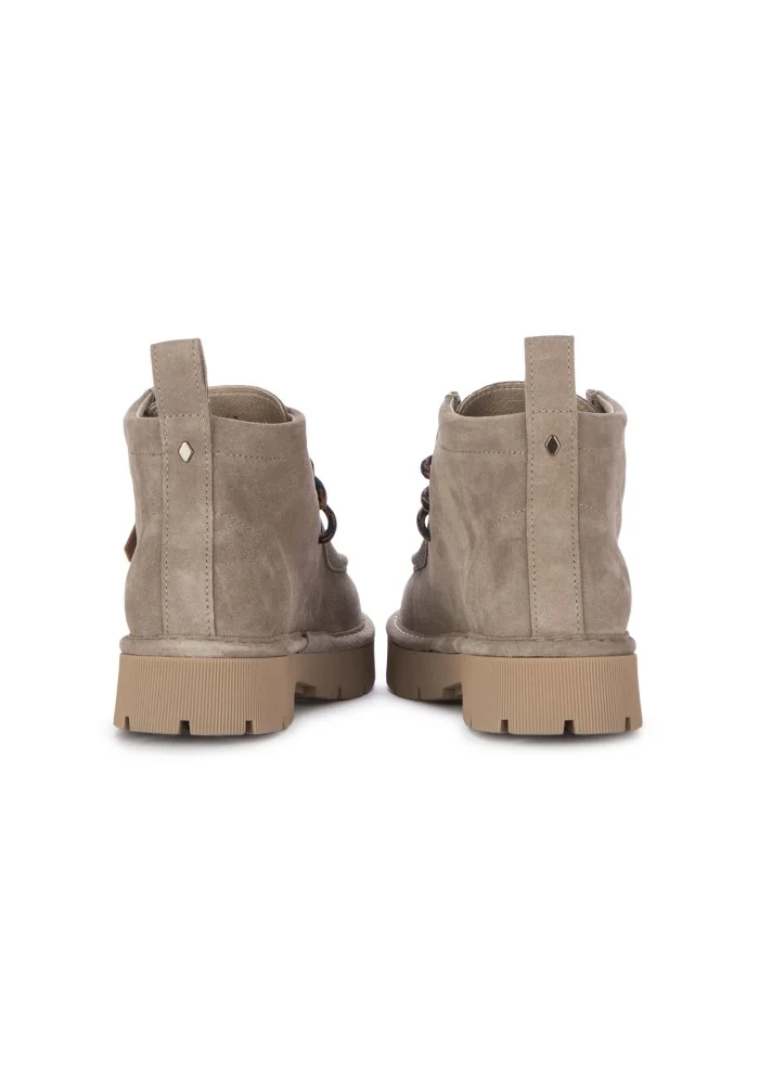 PANCHIC | STIVALETTI ALLACCIATI CREEPER GRIGIO Nuovo