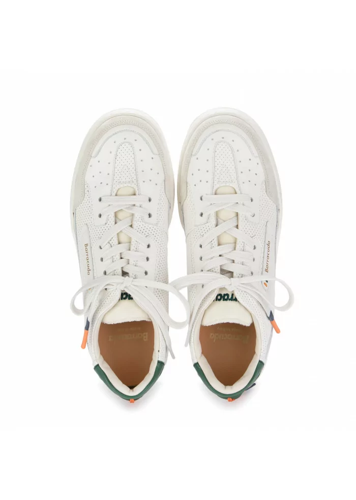 BARRACUDA | SNEAKERS EARVING PELLE BIANCO MARMO Sconto