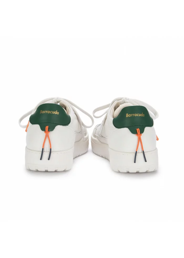 BARRACUDA | SNEAKERS EARVING PELLE BIANCO MARMO Sconto