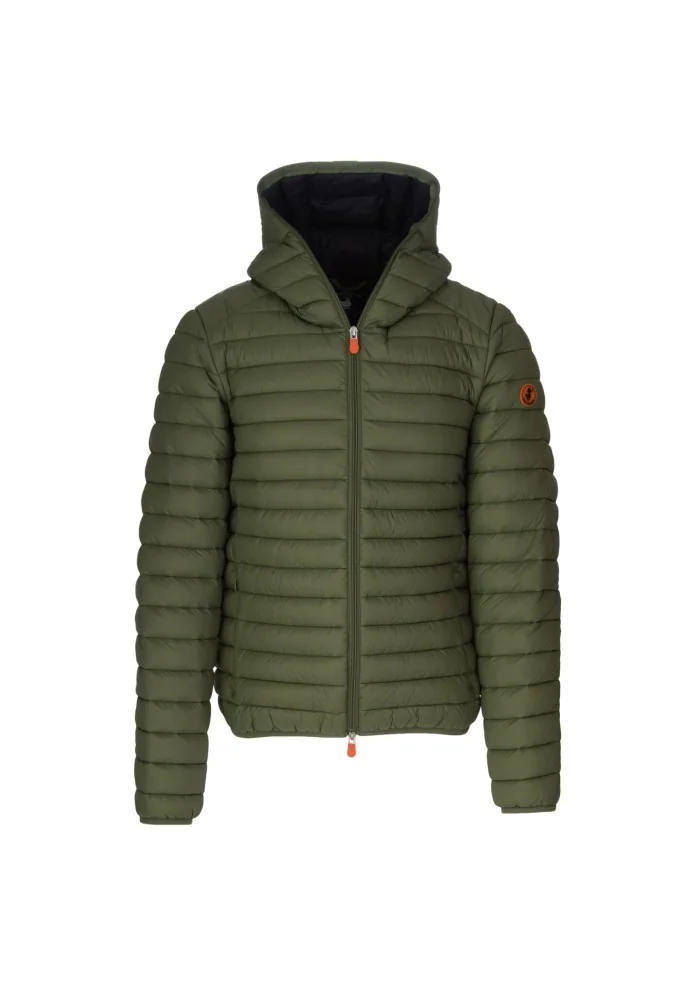 SAVE THE DUCK | PIUMINO GIGA18 DONALD VERDE OLIVA Saldi Di Fabbrica