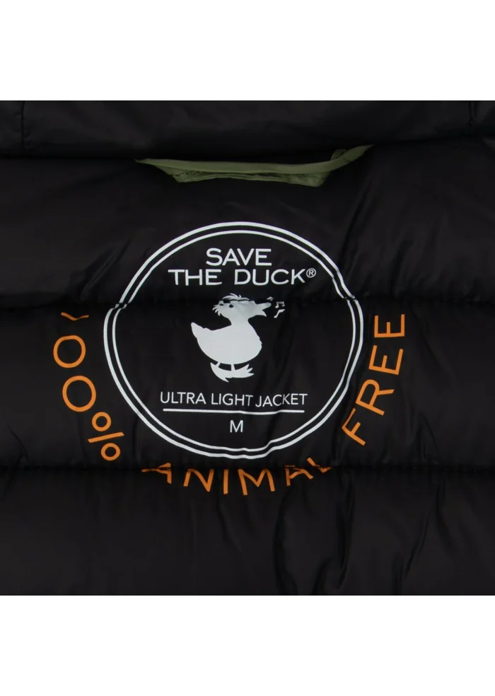 SAVE THE DUCK | PIUMINO GIGA18 DONALD VERDE OLIVA Saldi Di Fabbrica
