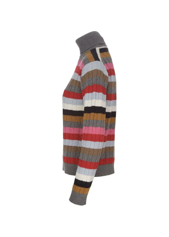 SEMICOUTURE | MAGLIONE DOLCEVITA LANA MULTICOLORE Nuovo