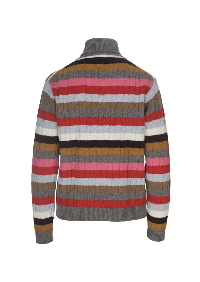 SEMICOUTURE | MAGLIONE DOLCEVITA LANA MULTICOLORE Nuovo