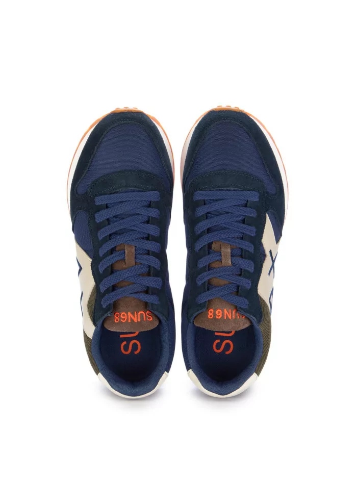 SUN68 | SNEAKERS JAKI WINTER CAMOSCIO NYLON BLU SCURO Consegna Veloce