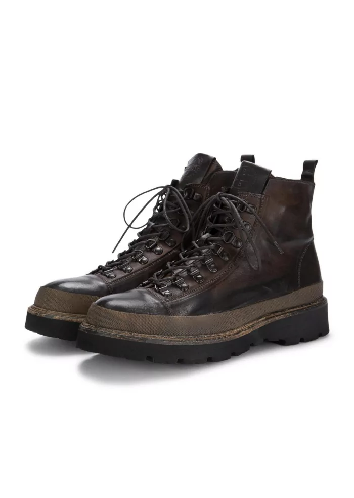 PAWELK'S | SCARPONCINI CRUST PELLE MARRONE SCURO