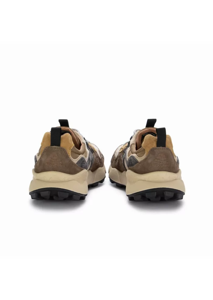 FLOWER MOUNTAIN | SNEAKERS YAMANO 3 CAMOSCIO NYLON MARRONE Convenienza