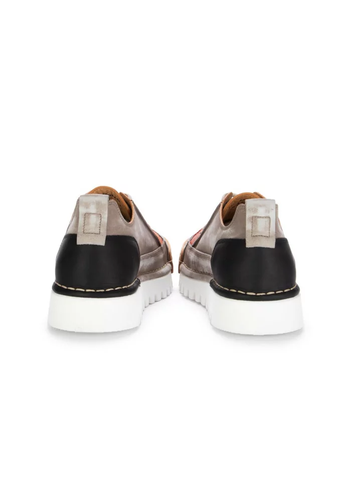 BNG REAL SHOES | SNEAKERS LA PATCH PELLE GRIGIO TORTORA Novità