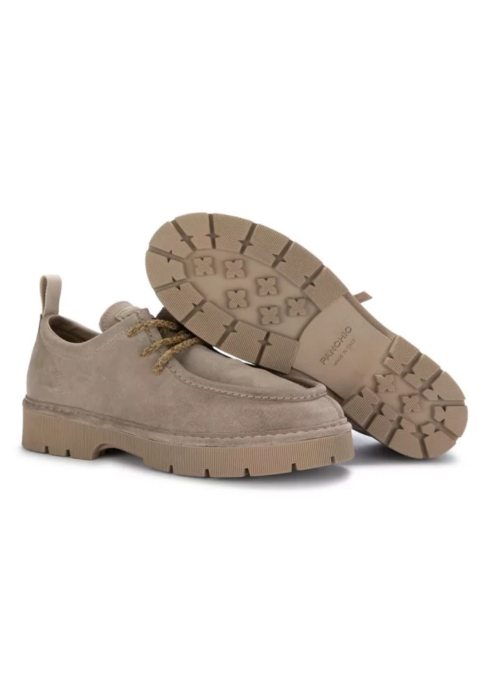 PANCHIC | SCARPE BASSE CAMOSCIO GRIGIO TORTORA Offerta