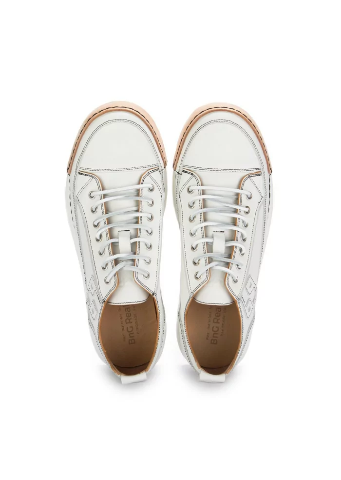 BNG REAL SHOES | SNEAKERS LA VINTAGE PELLE BIANCO Offerte