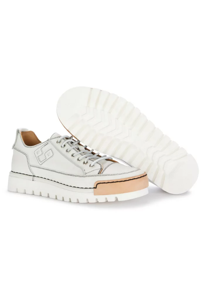 BNG REAL SHOES | SNEAKERS LA VINTAGE PELLE BIANCO Offerte