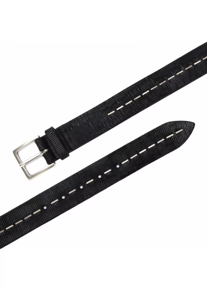 ORCIANI | CINTURA BLADE PUNTI METALLICI NERO Nuova