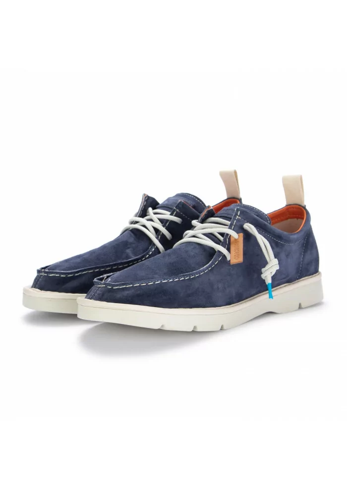PANCHIC | SCARPE ALLACCIATE CAMOSCIO BLU