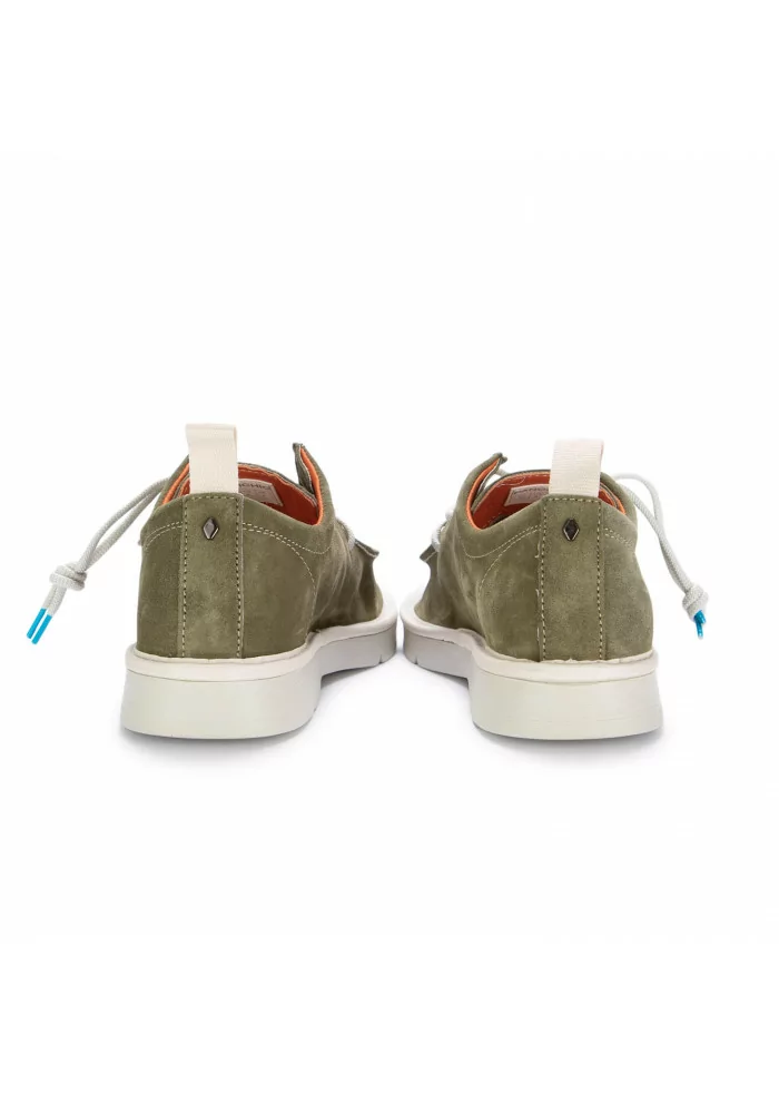 PANCHIC | SCARPE ALLACCIATE CAMOSCIO VERDE SALVIA In Linea