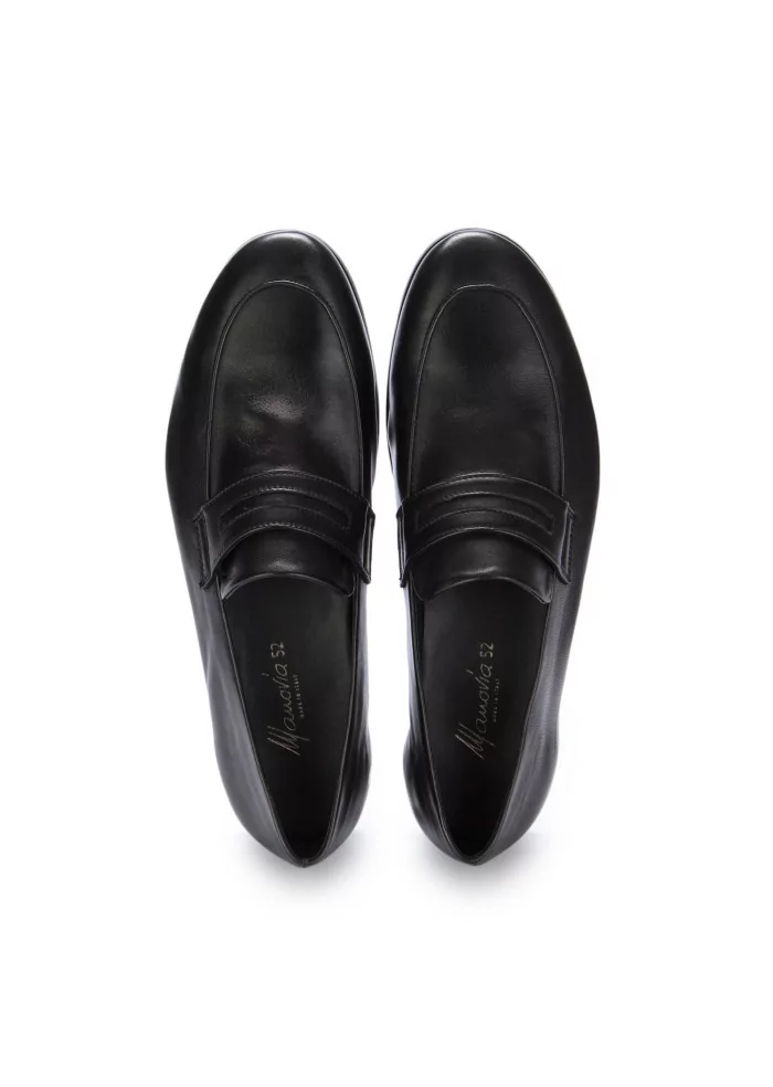 MANOVIA 52 | MOCASSINI PELLE NAPPA NERO Nuovo