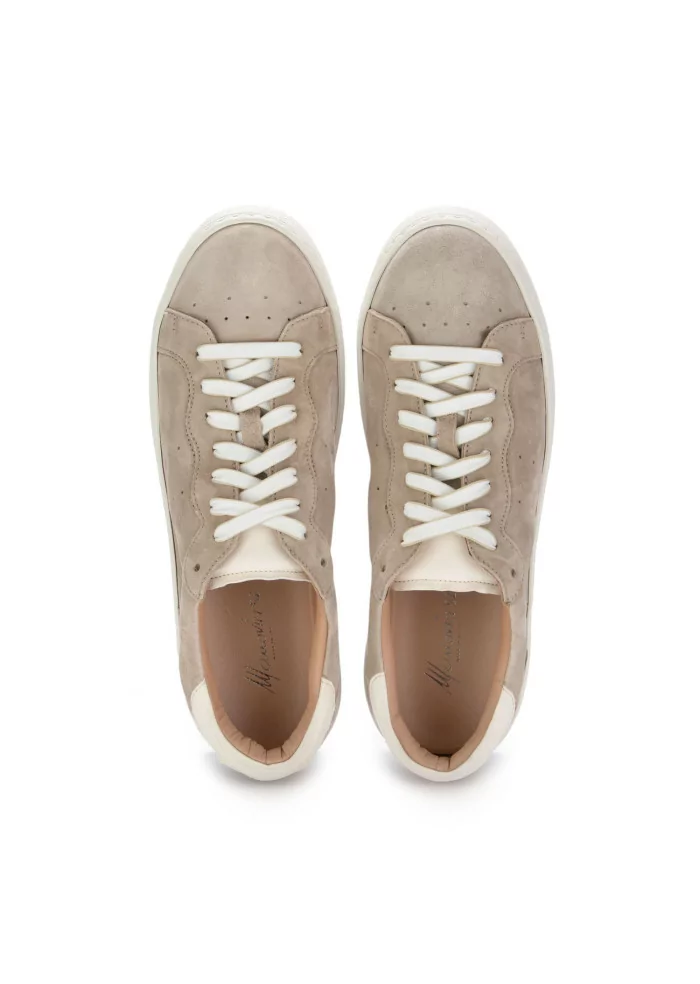 MANOVIA 52 | SNEAKERS WATER PELLE SCAMOSCIATA BEIGE Spedizione Gratuita