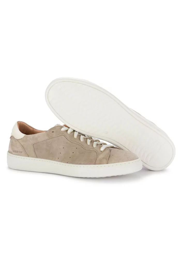MANOVIA 52 | SNEAKERS WATER PELLE SCAMOSCIATA BEIGE Spedizione Gratuita