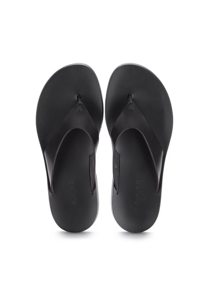MANOVIA 52 | SANDALI INFRADITO PELLE NERO Pezzi Unici