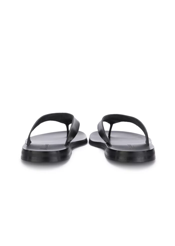 MANOVIA 52 | SANDALI INFRADITO PELLE NERO Pezzi Unici