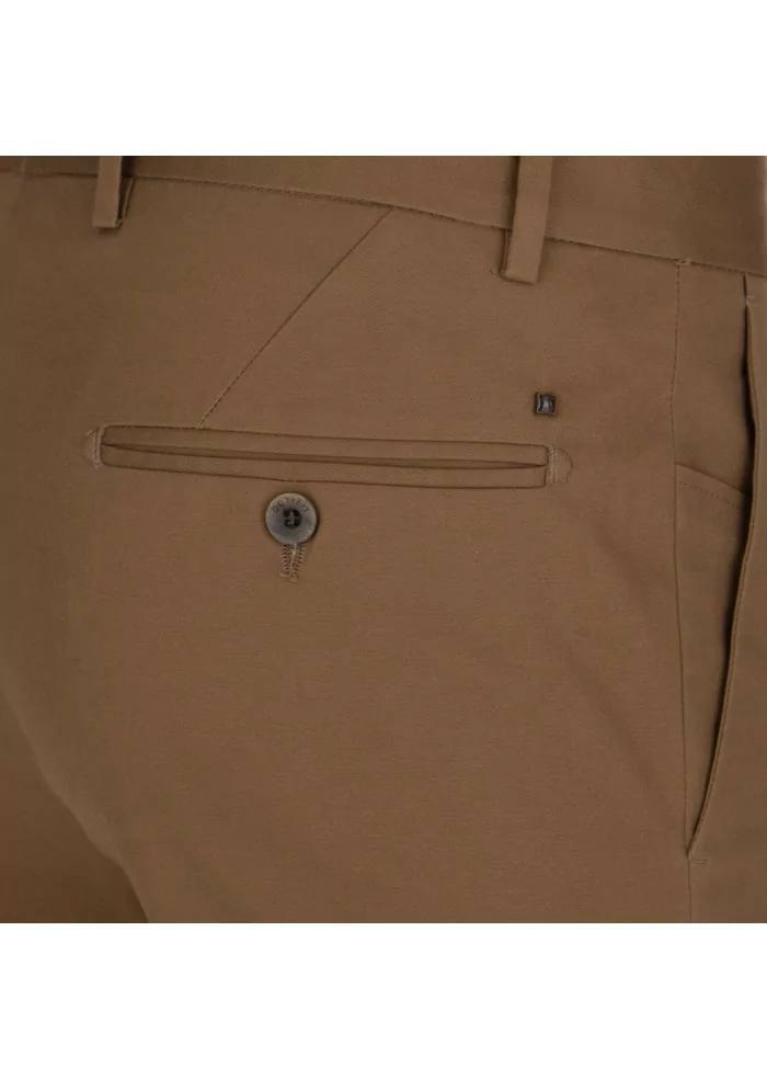 OUT/FIT | PANTALONI SOLDI COTONE MARRONE TABACCO Qualità Garantita