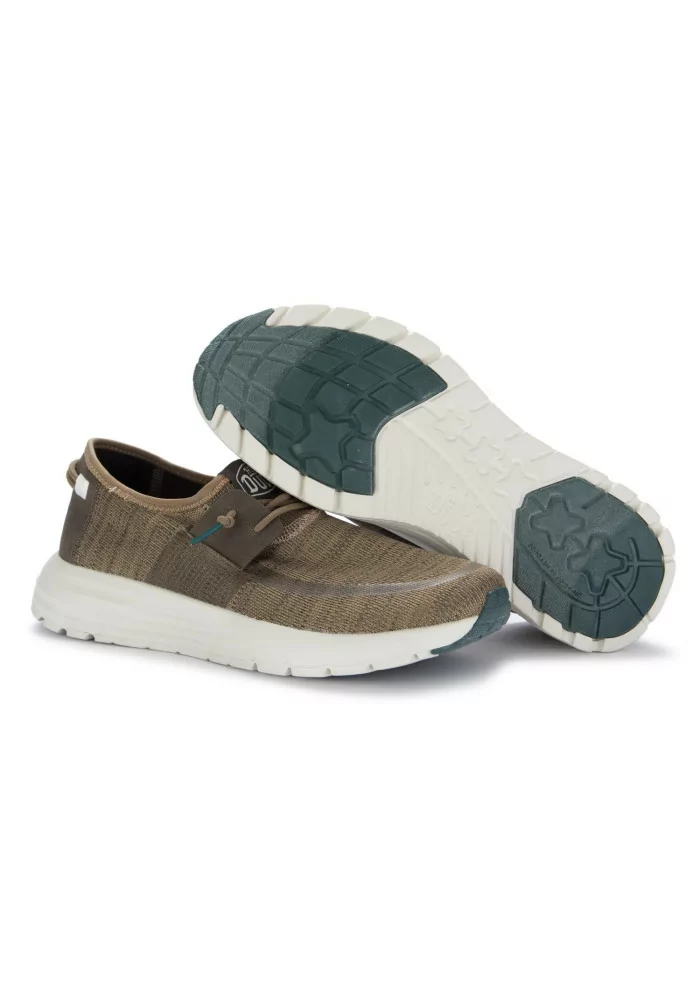 HEY DUDE SHOES | SNEAKERS SIROCCO MARRONE Acquista Ora