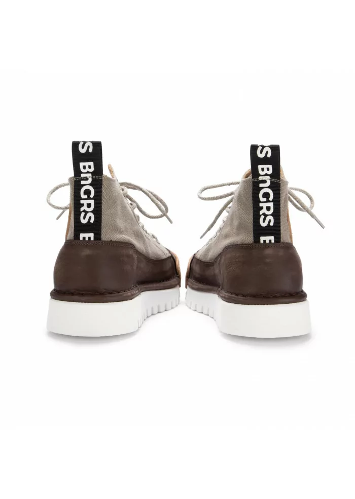 BNG REAL SHOES | SNEAKERS LA MOKA CANVAS HIGH MARRONE CACHI Affare Del Giorno