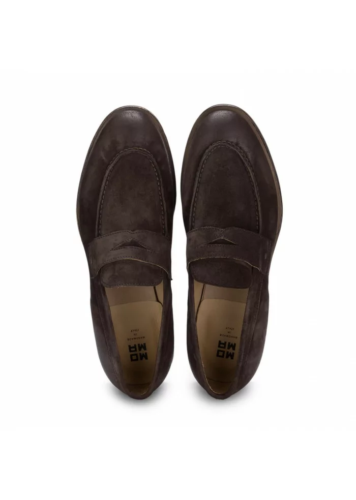 MOMA | MOCASSINI OLIVER WATER SCAMOSCIATO MARRONE Presa