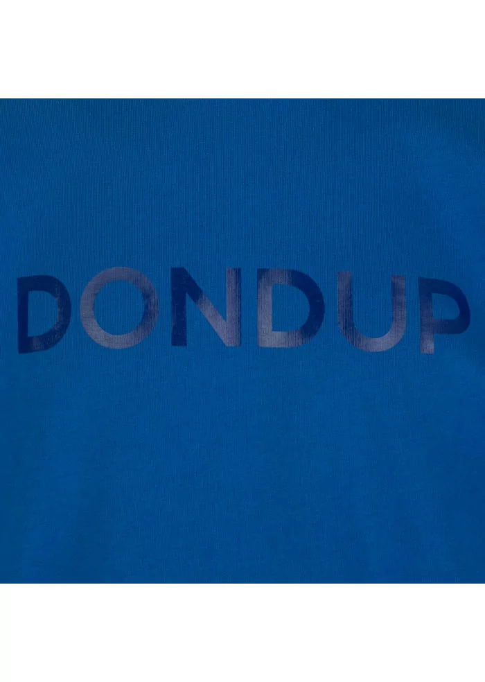 DONDUP | FELPA REGULAR LOGO BLU Vendite Flash