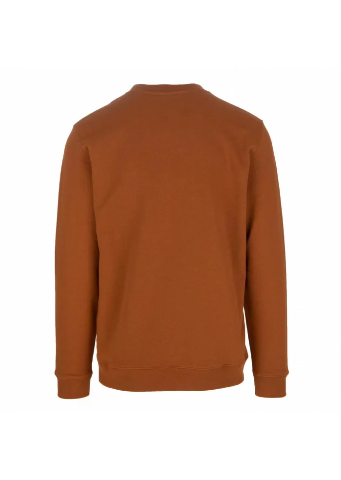 DONDUP | FELPA REGULAR LOGO MARRONE In Saldo