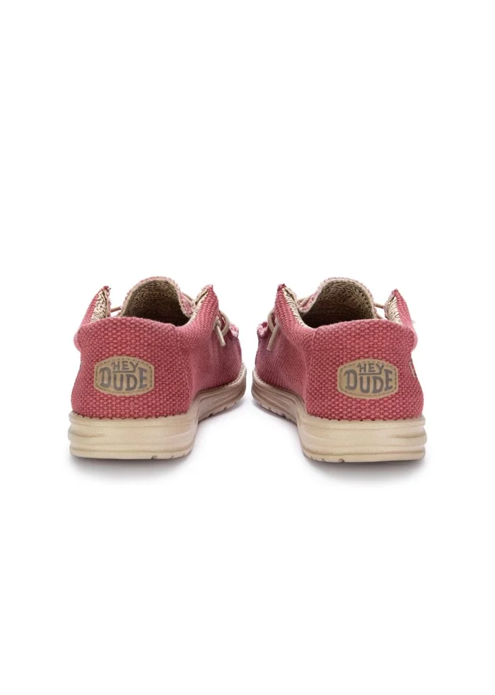 HEY DUDE | SCARPE BASSE WALLY BRAIDED ROSSO In Linea