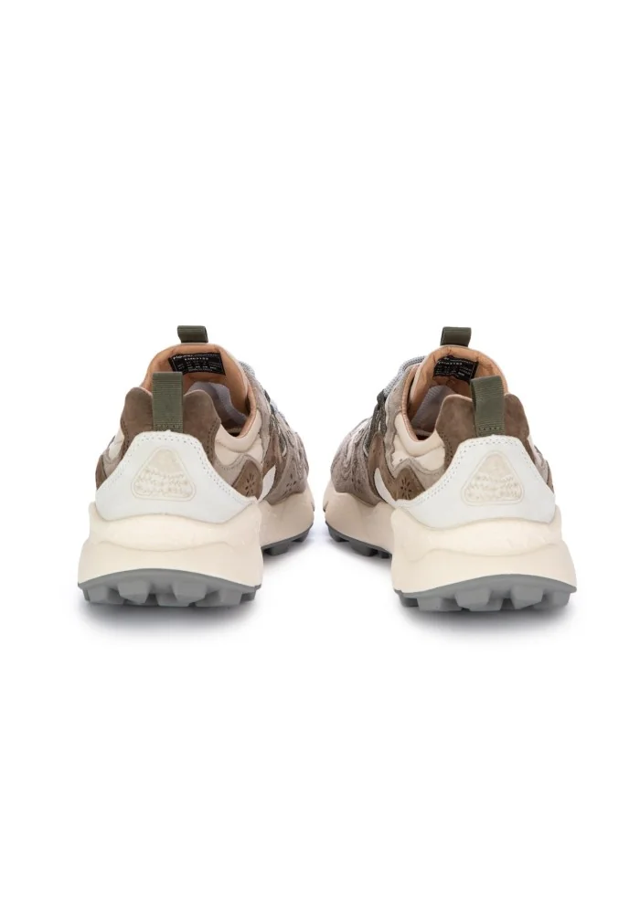 FLOWER MOUNTAIN | SNEAKERS YAMANO 3 BEIGE MARRONE Qualità