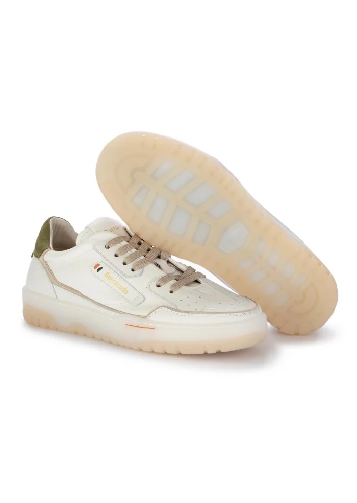 BARRACUDA | SNEAKERS EARVING BIANCO BEIGE VERDE Vendita