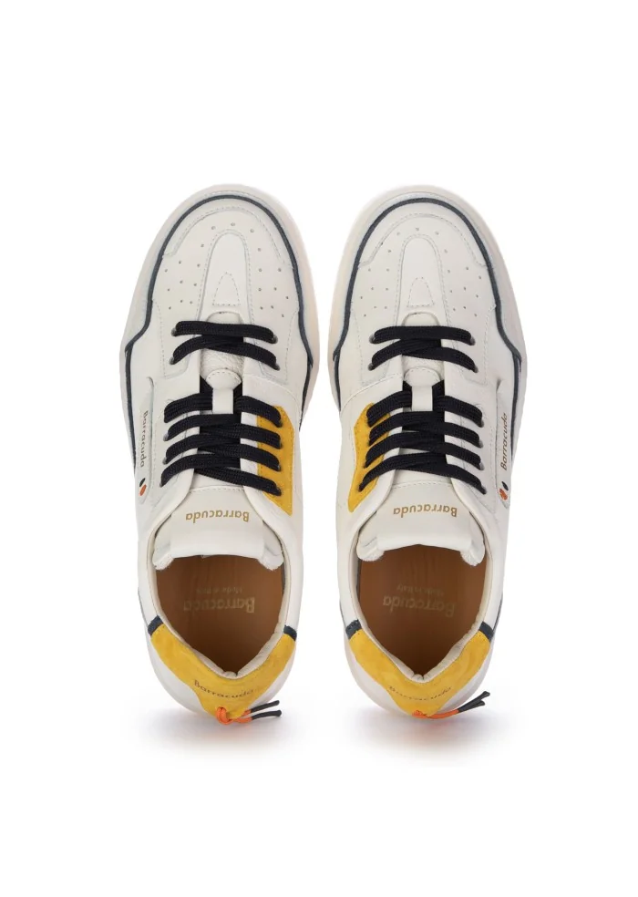 BARRACUDA | SNEAKERS EARVING BIANCO BLU GIALLO Soddisfazione Garantita