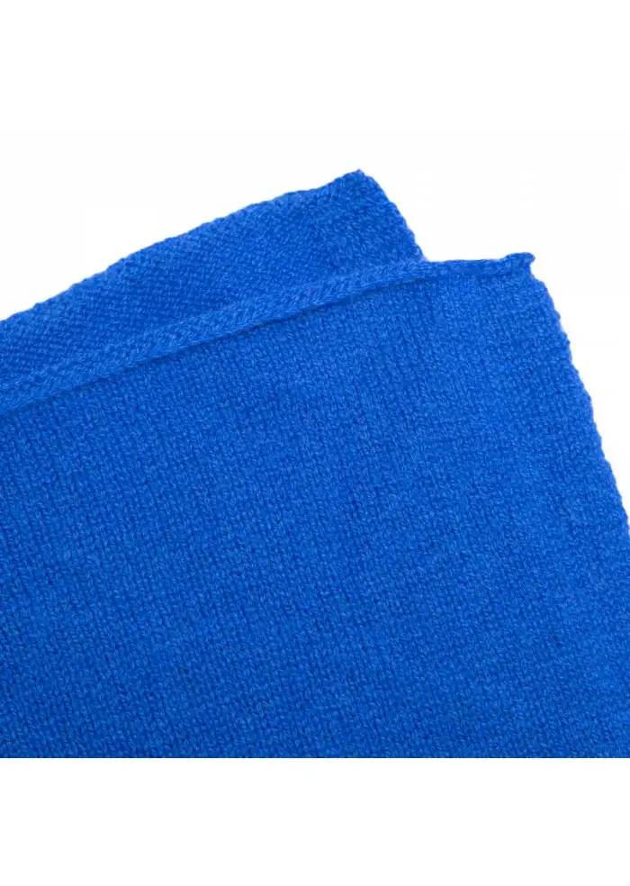 RIVIERA CASHMERE | SCIARPA RASATA CASHMERE BLU Consegna Veloce