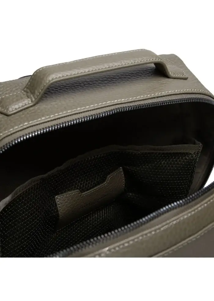 GIANNI CHIARINI | ZAINO PELLE MARTELLATA VERDE MILITARE Outlet