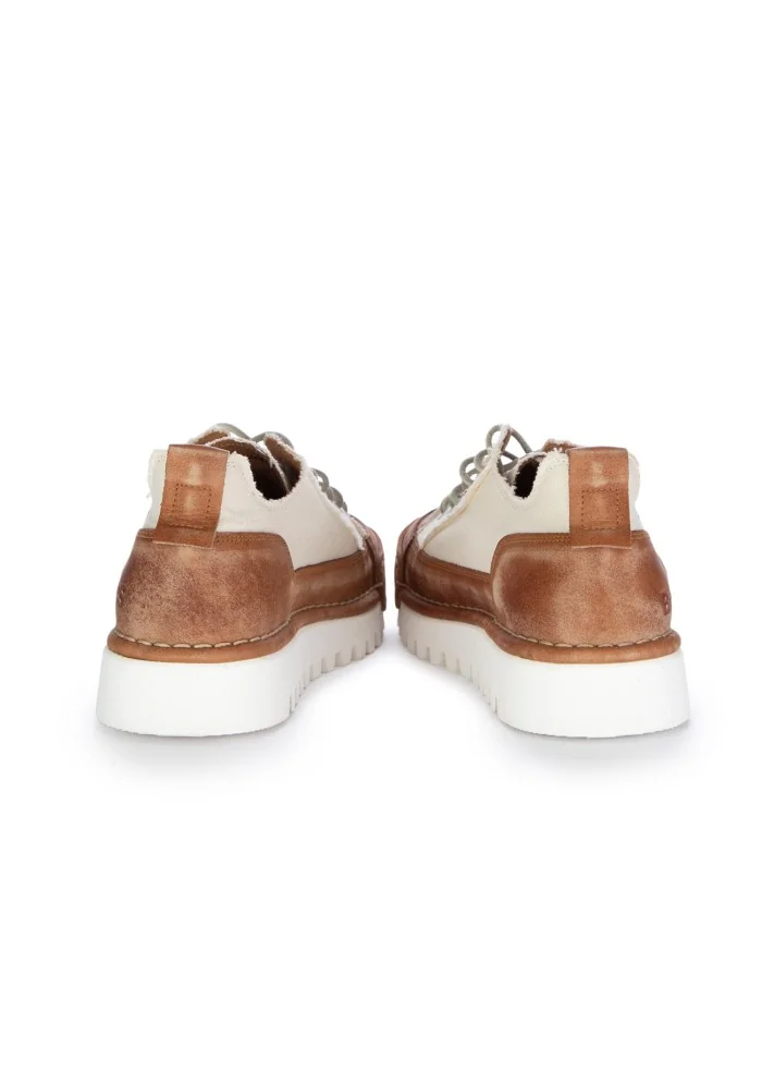 BNG REAL SHOES | SNEAKERS LA NOCCIOLA BIANCO MARRONE Vendita Calda