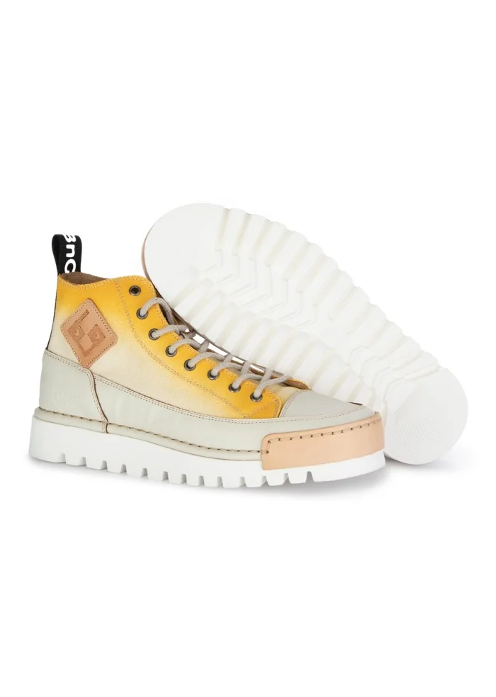 BNG REAL SHOES | SNEAKERS LA SFUMATA GIALLO BIANCO In Saldo