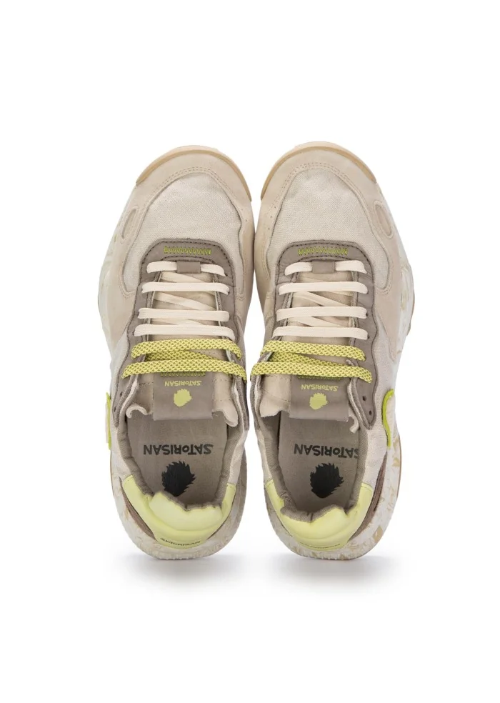 SATORISAN | SNEAKERS CHACRONA BIANCO BEIGE Nuova