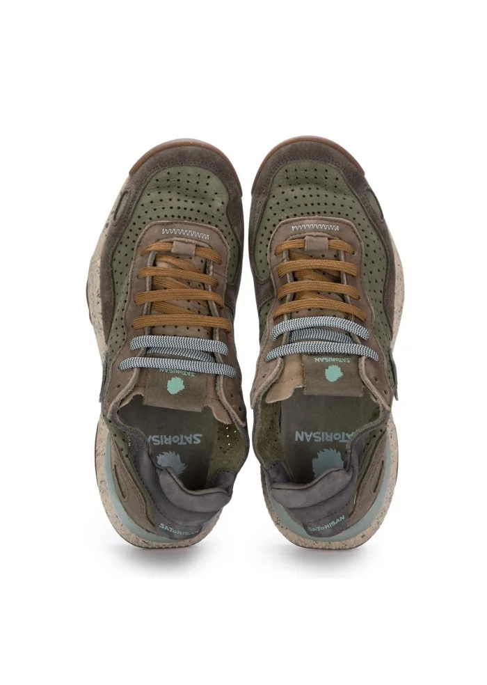 SATORISAN | SNEAKERS CHACRONA VERDE MARRONE Latest fashion