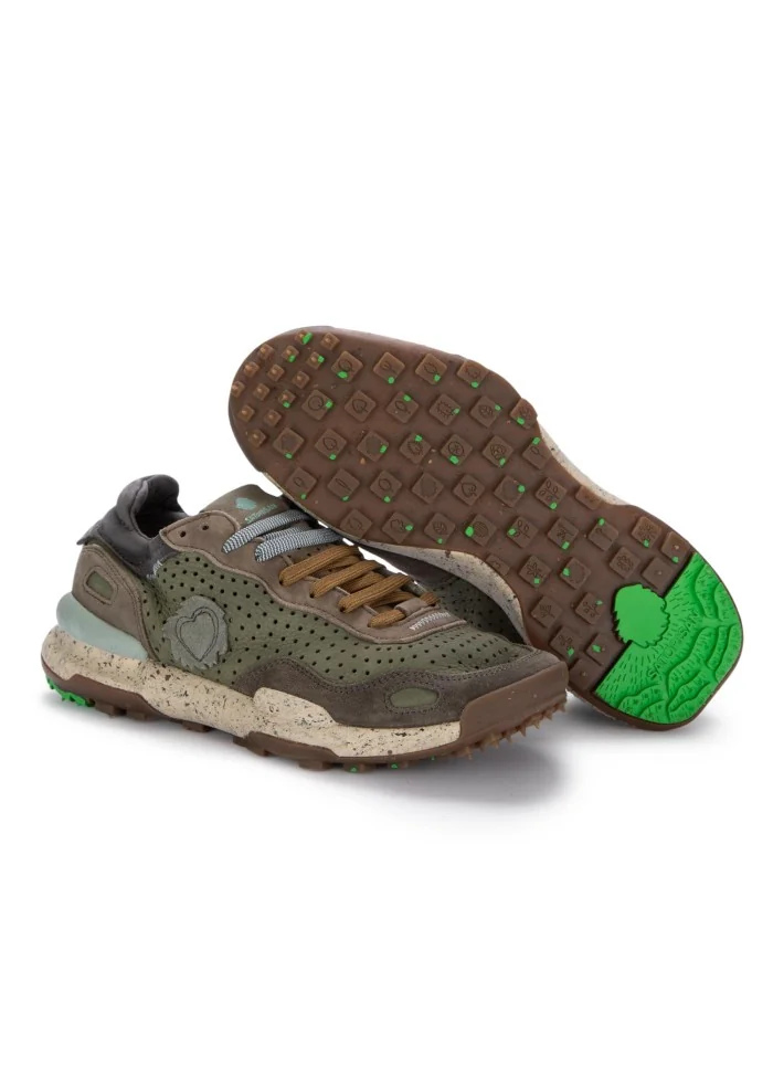 SATORISAN | SNEAKERS CHACRONA VERDE MARRONE Latest fashion