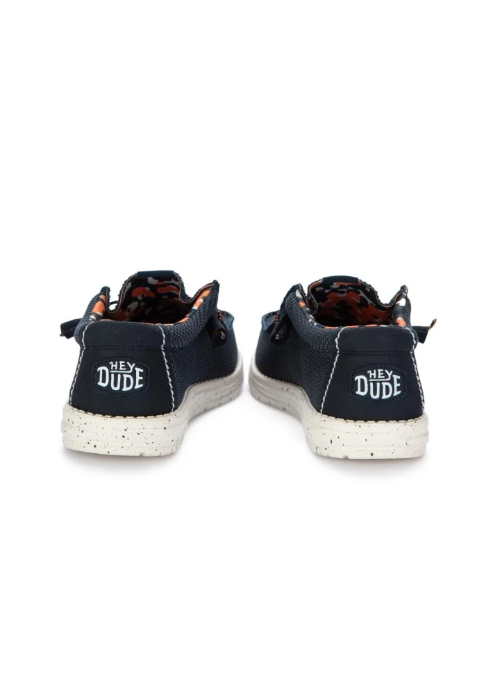 HEY DUDE | SCARPE BASSE WALLY SOX STITCH BLU Italy
