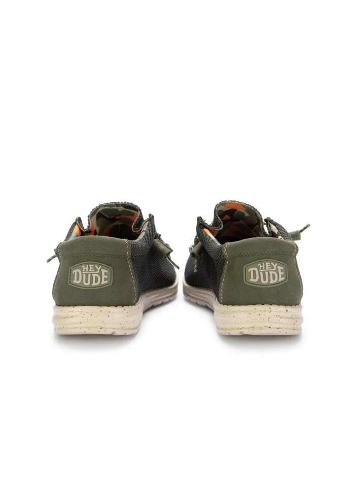 HEY DUDE | SCARPE BASSE WALLY SOX STITCH VERDE Italia