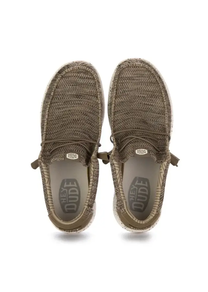HEY DUDE | SCARPE BASSE WALLY SOX MARRONE 2025