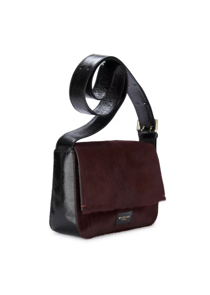 MY BEST BAG | BORSA TRACOLLA SIRMA CAVALLINO BORDEAUX Qualità Garantita