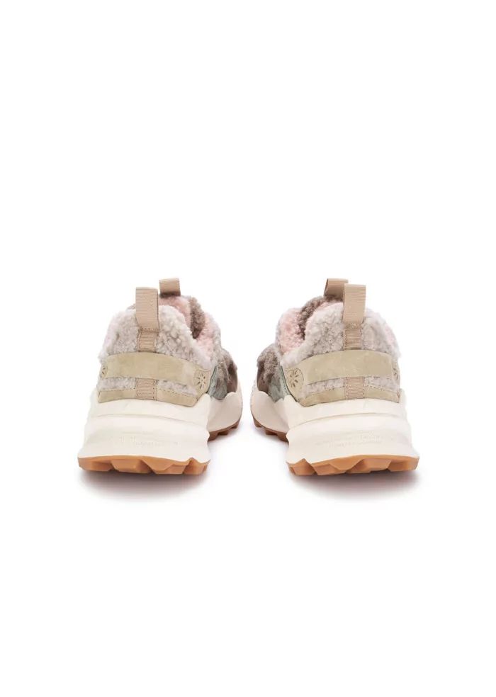 FLOWER MOUNTAIN | SNEAKERS KOTETSU TEDDY MARRONE ROSA Promozione Limitata