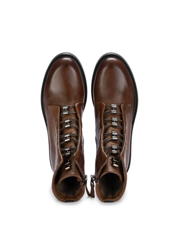 MJUS | STIVALETTI ALLACCIATI ZIP PELLE MARRONE Shopping Online